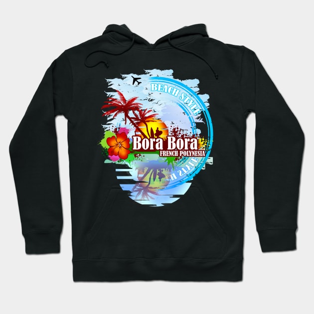 Bora Bora Polynesia Hoodie by dejava